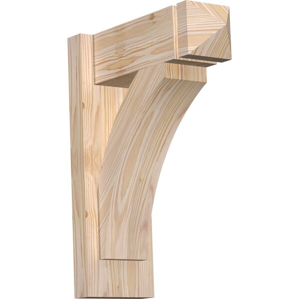 Ekena Millwork Thorton Arts & Crafts Smooth Outlooker, Douglas Fir, 5 1/2"W x 14"D x 18"H OUT06X14X18THR03SDF - main